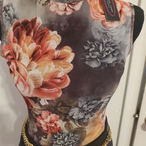 Floral body suit
